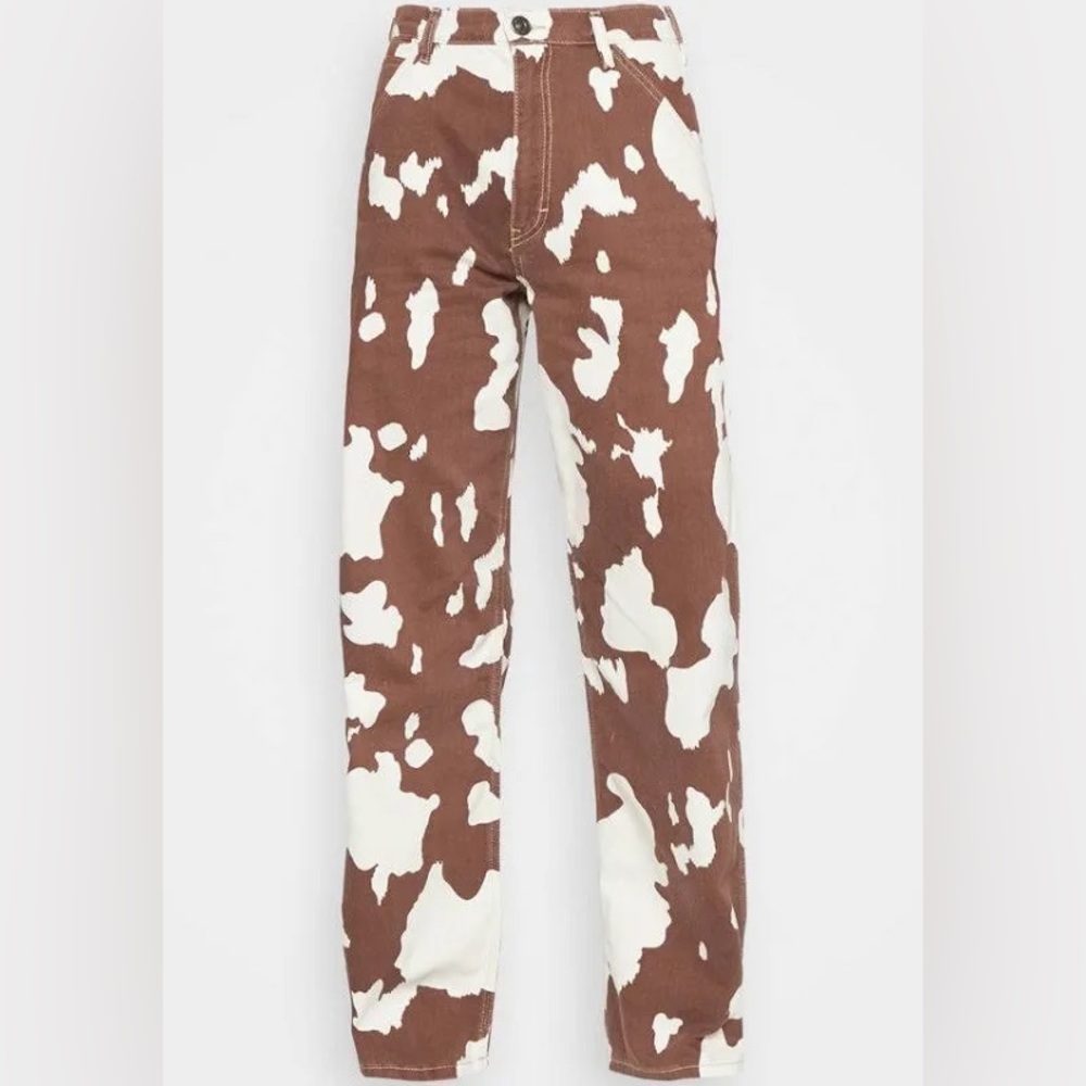 BDG urban outfitters brown cow print juno pant NWT